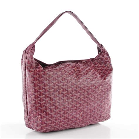 burgundy goyard|burgundy goyardine hobo.